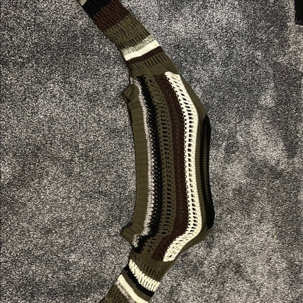 Handcrafted Multicolor Knit Scarf
